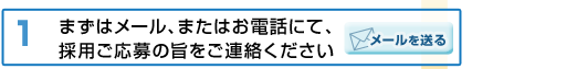 歯科医院の求人募集-選考フロー
